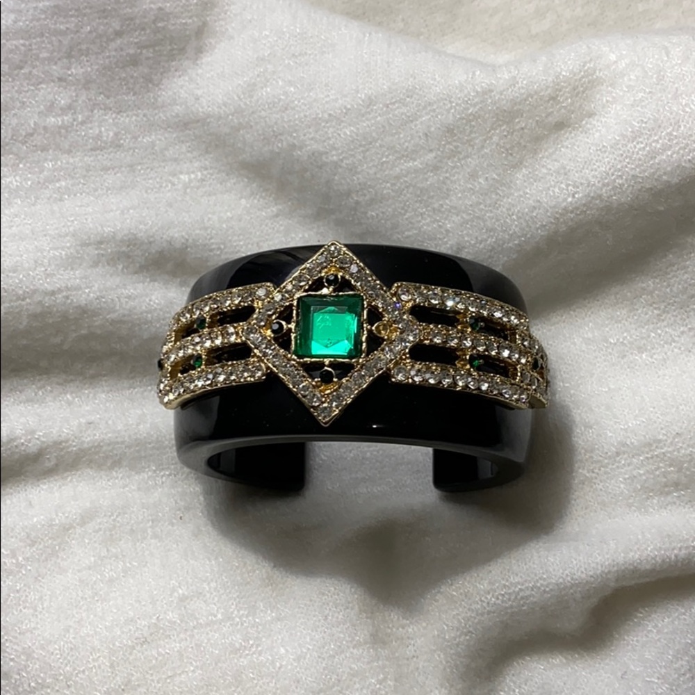 Black cuff bracelet